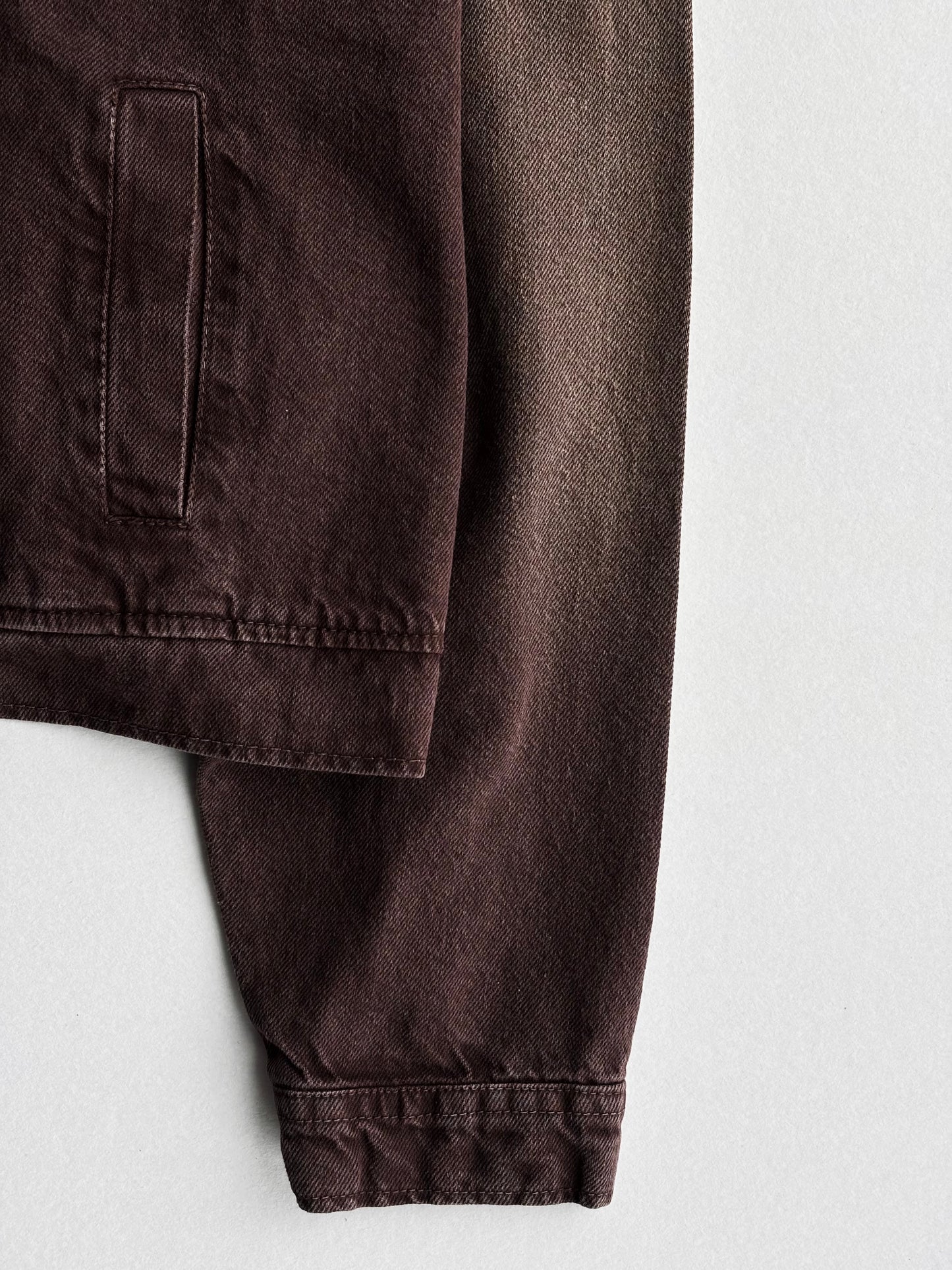 JACKET DENIM CAFÉ
