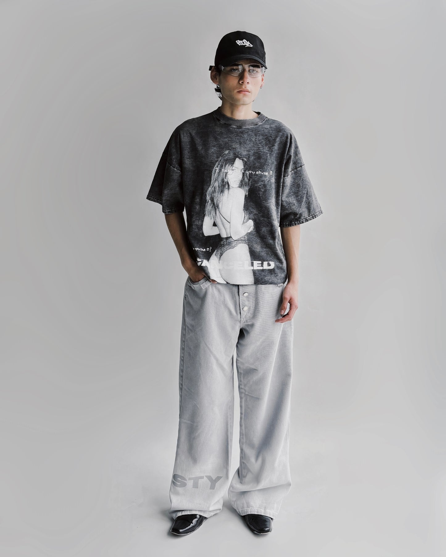 Vintage Graphic T-Shirt - Acid Wash