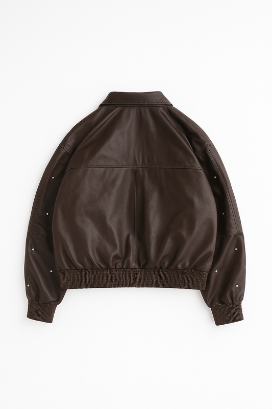 Chaqueta Cuero - Café