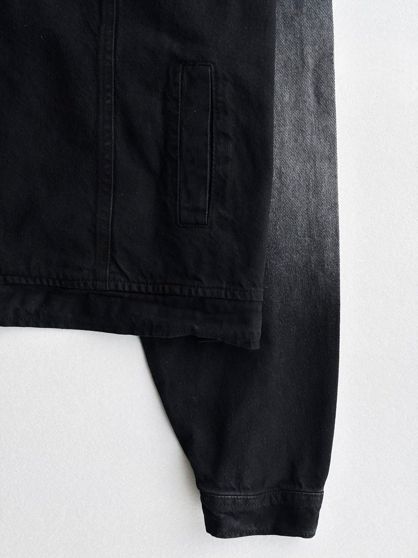 JACKET DENIM NEGRA