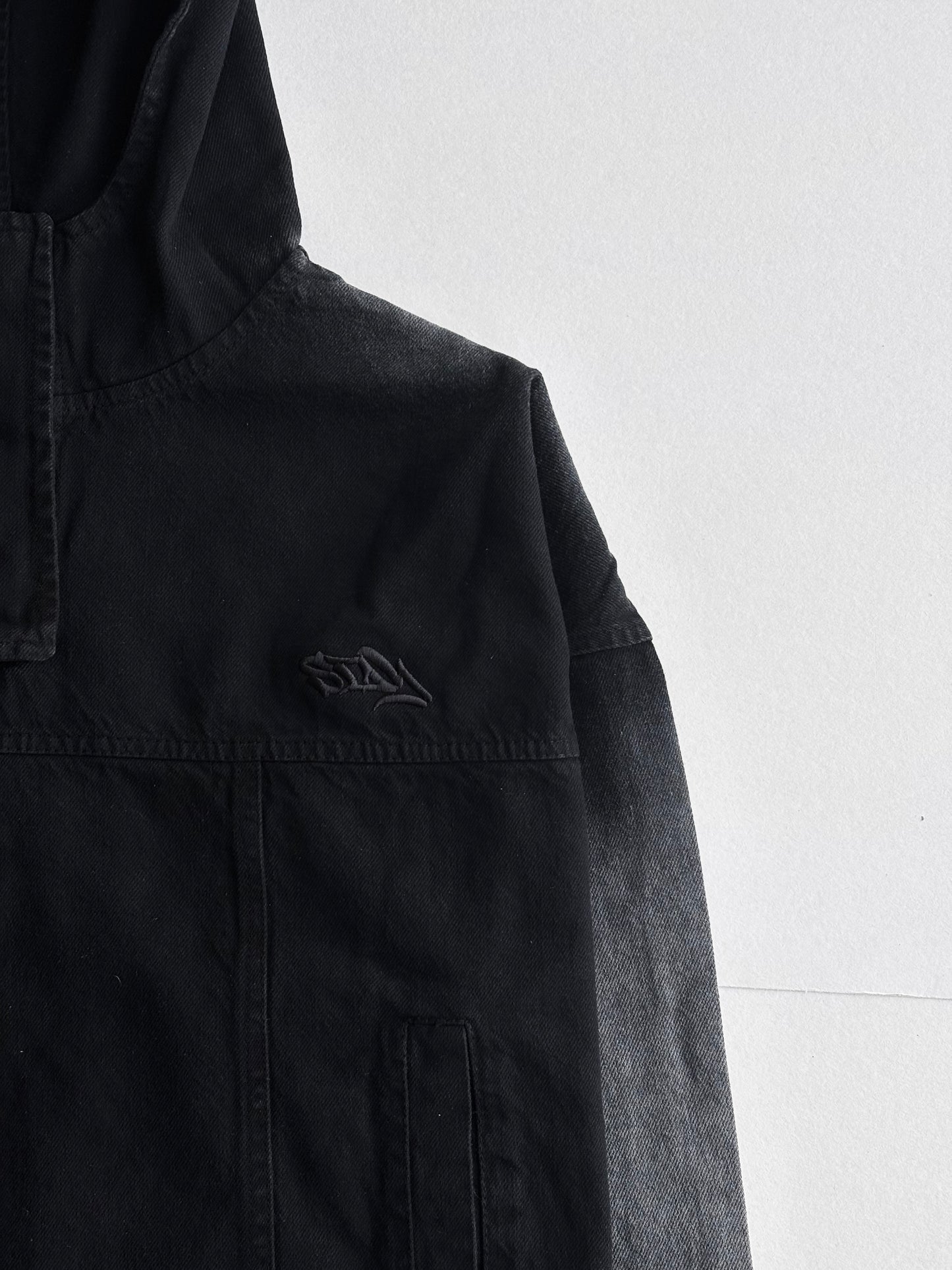 JACKET DENIM NEGRA