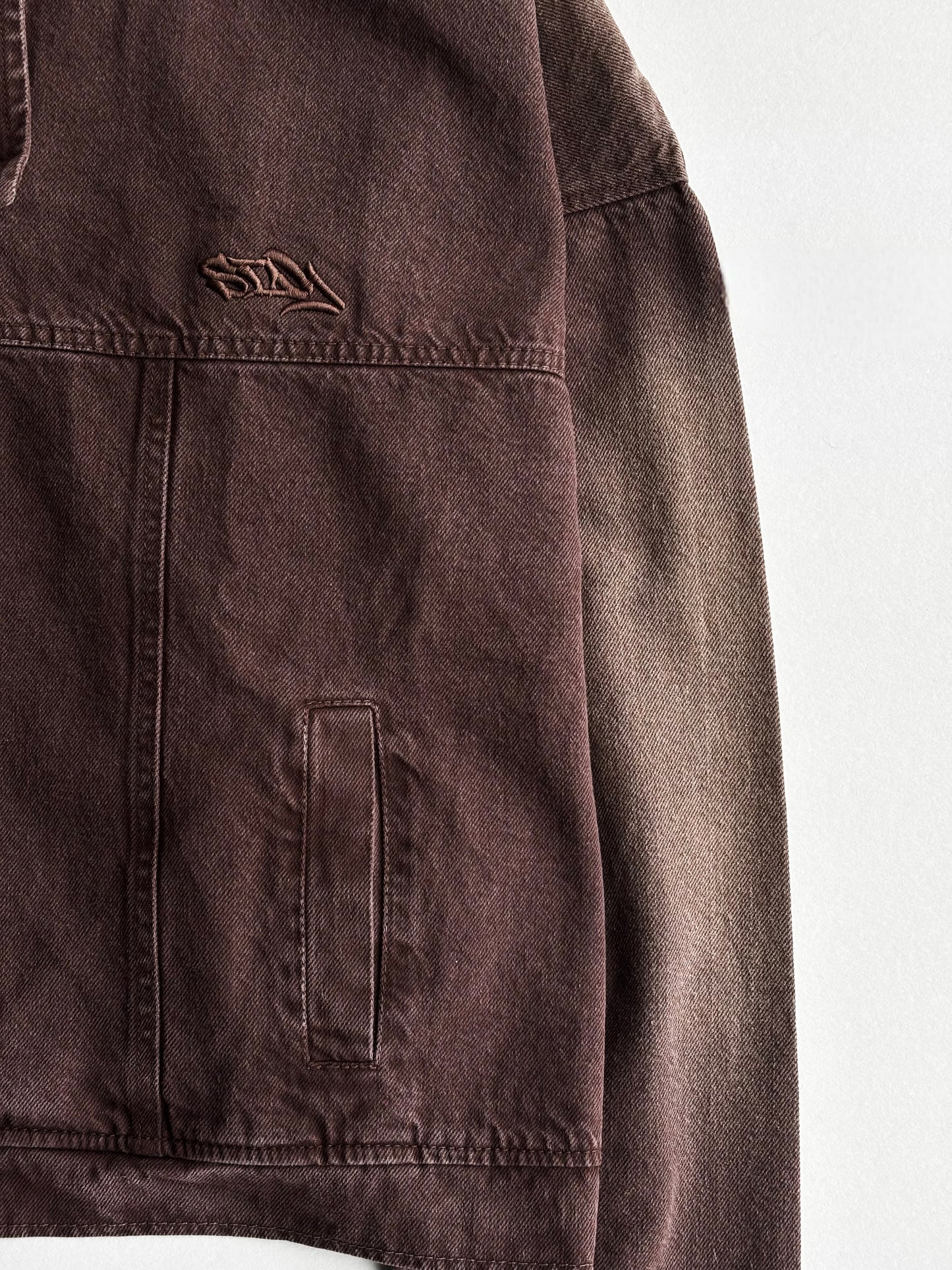 JACKET DENIM CAFÉ