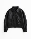 Chaqueta Cuero - Negra