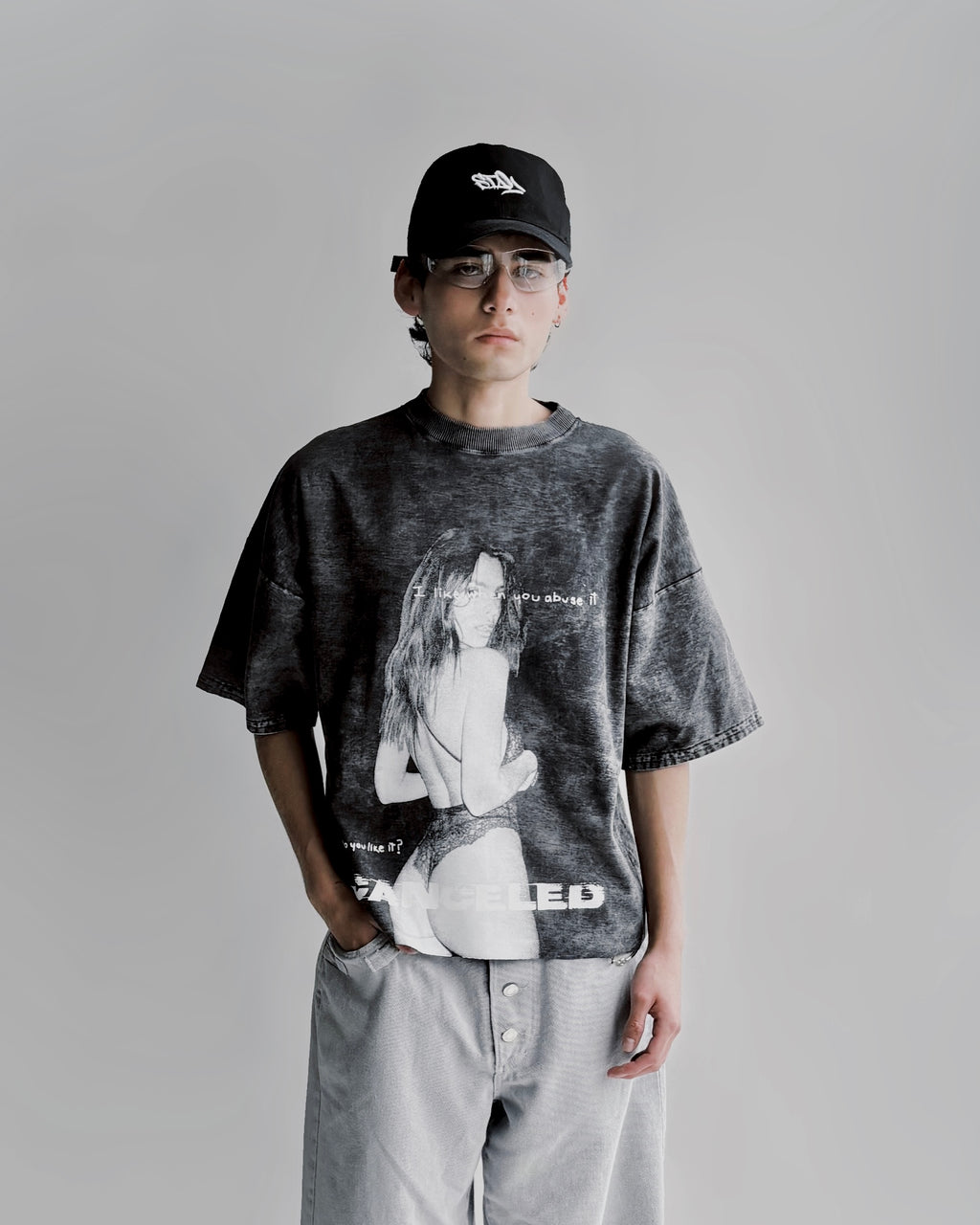 Vintage Graphic T-Shirt - Acid Wash
