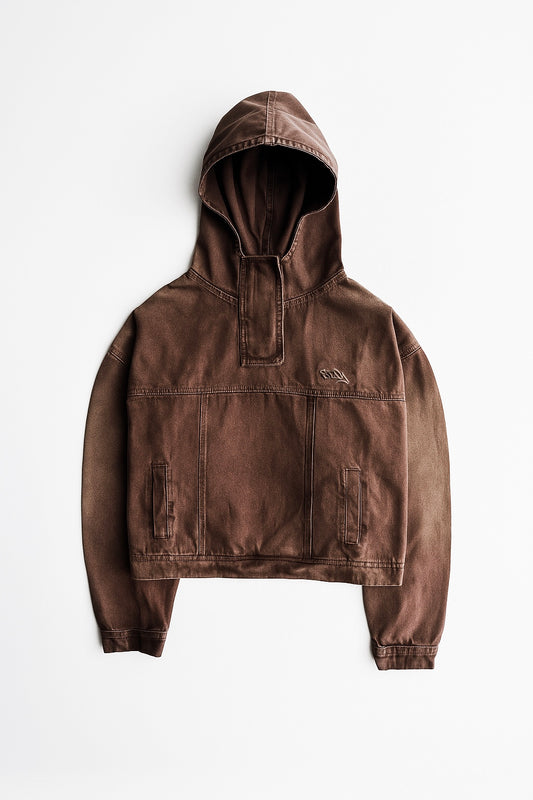JACKET DENIM CAFÉ