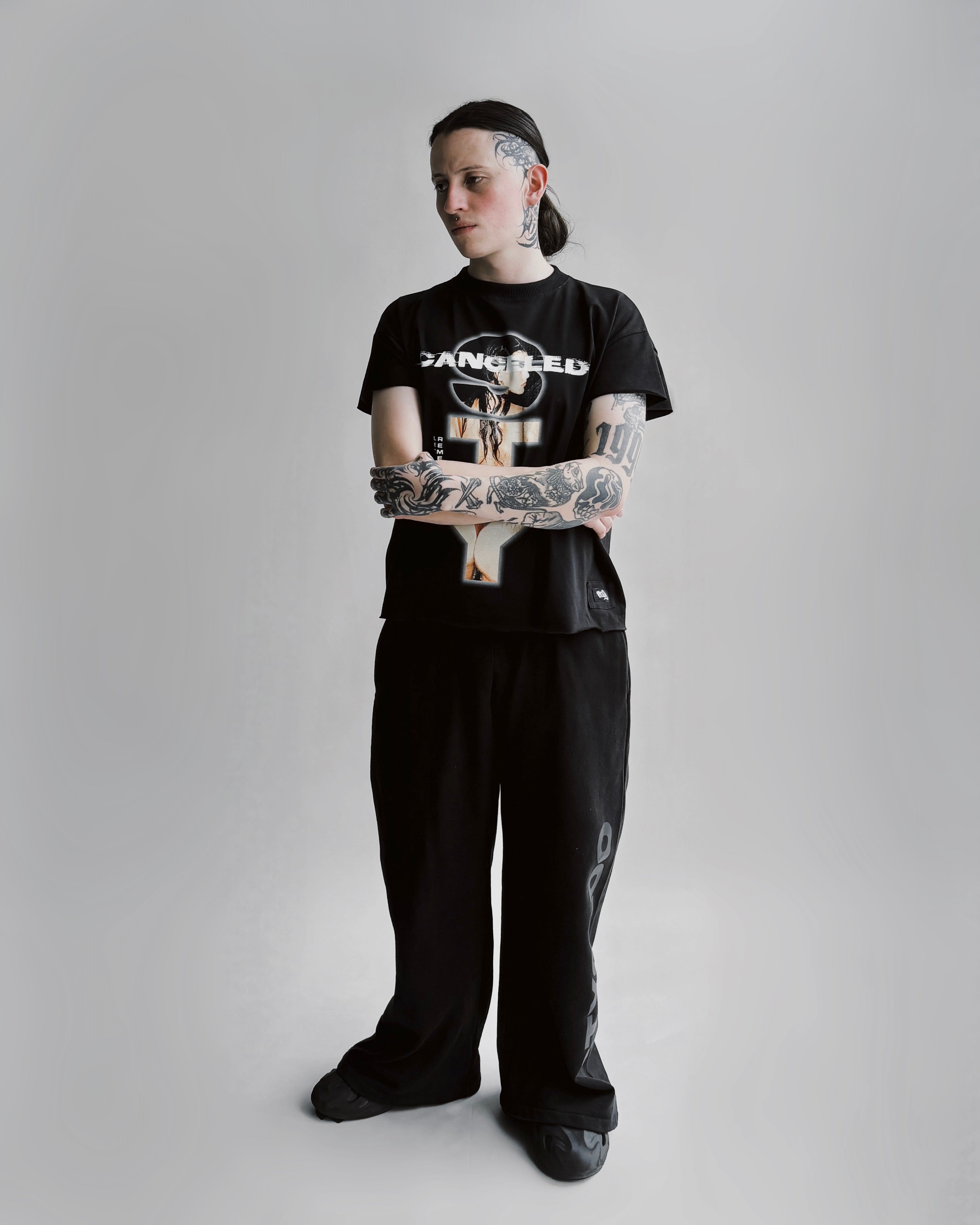 Canceled Graphic T-Shirt - Black