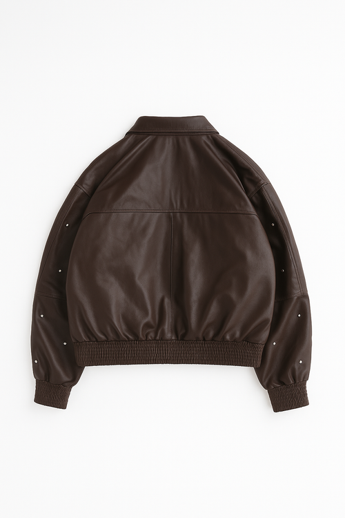 Chaqueta Cuero - Café