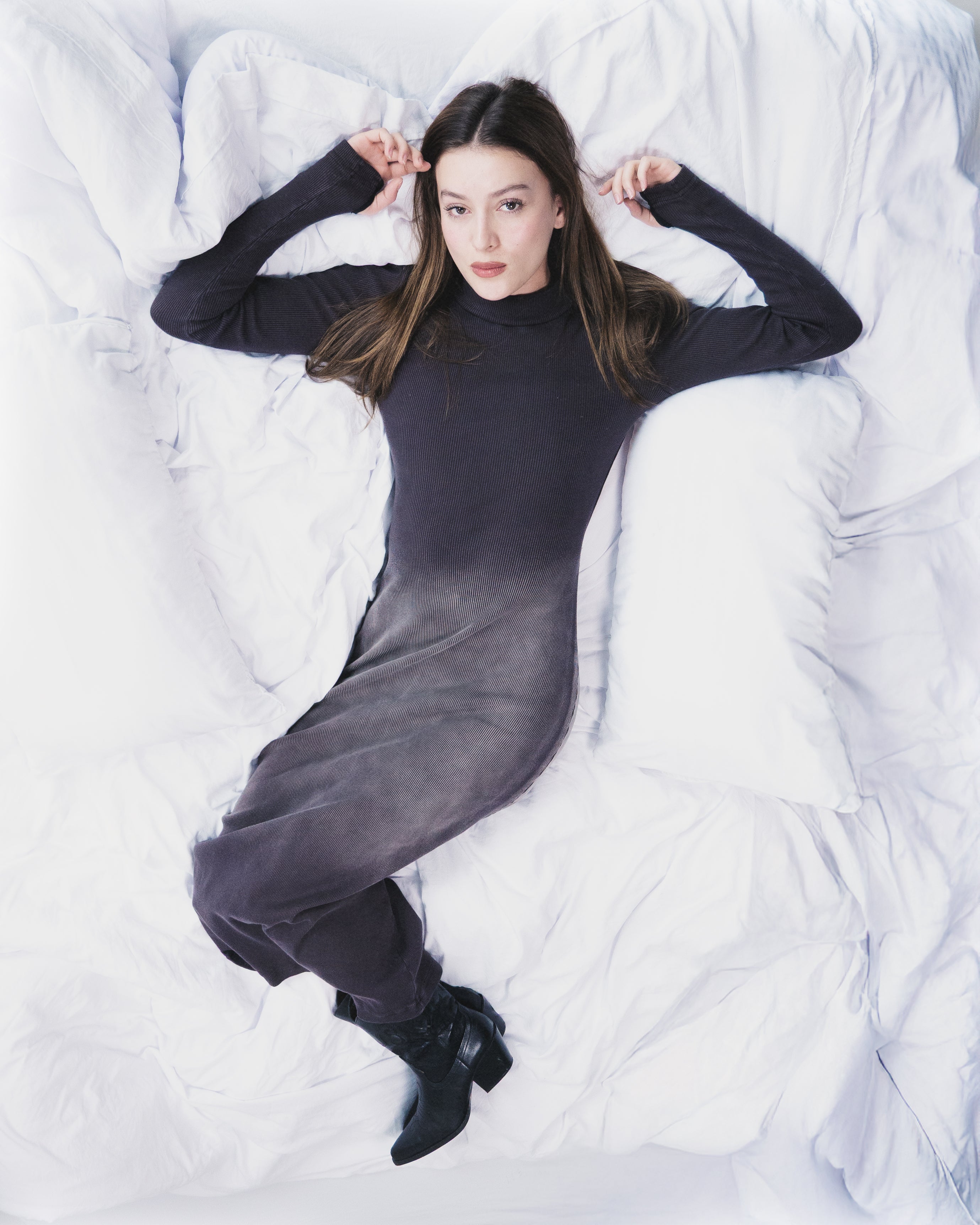 Vestido Rib - Café